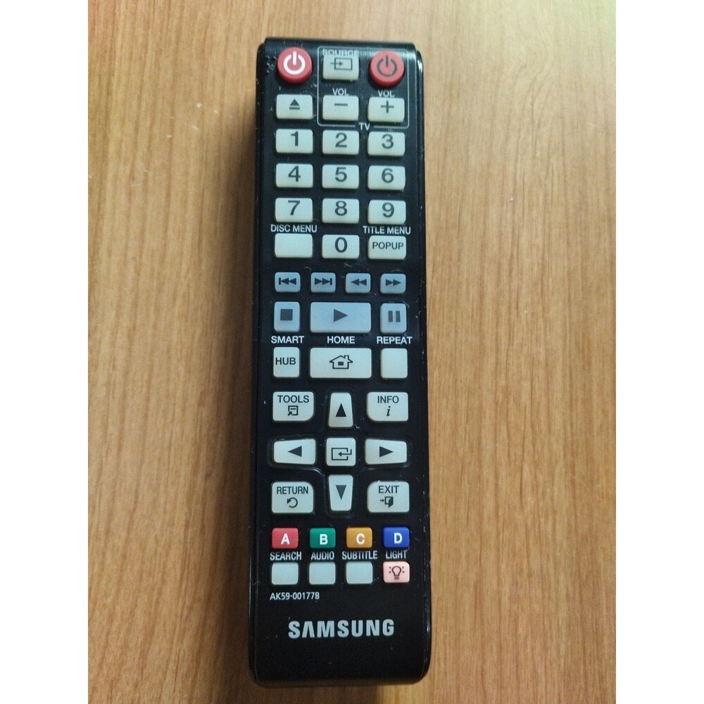 Original OEM Samsung AK59-00177B Bluray Player Remote Control - Tested & Works